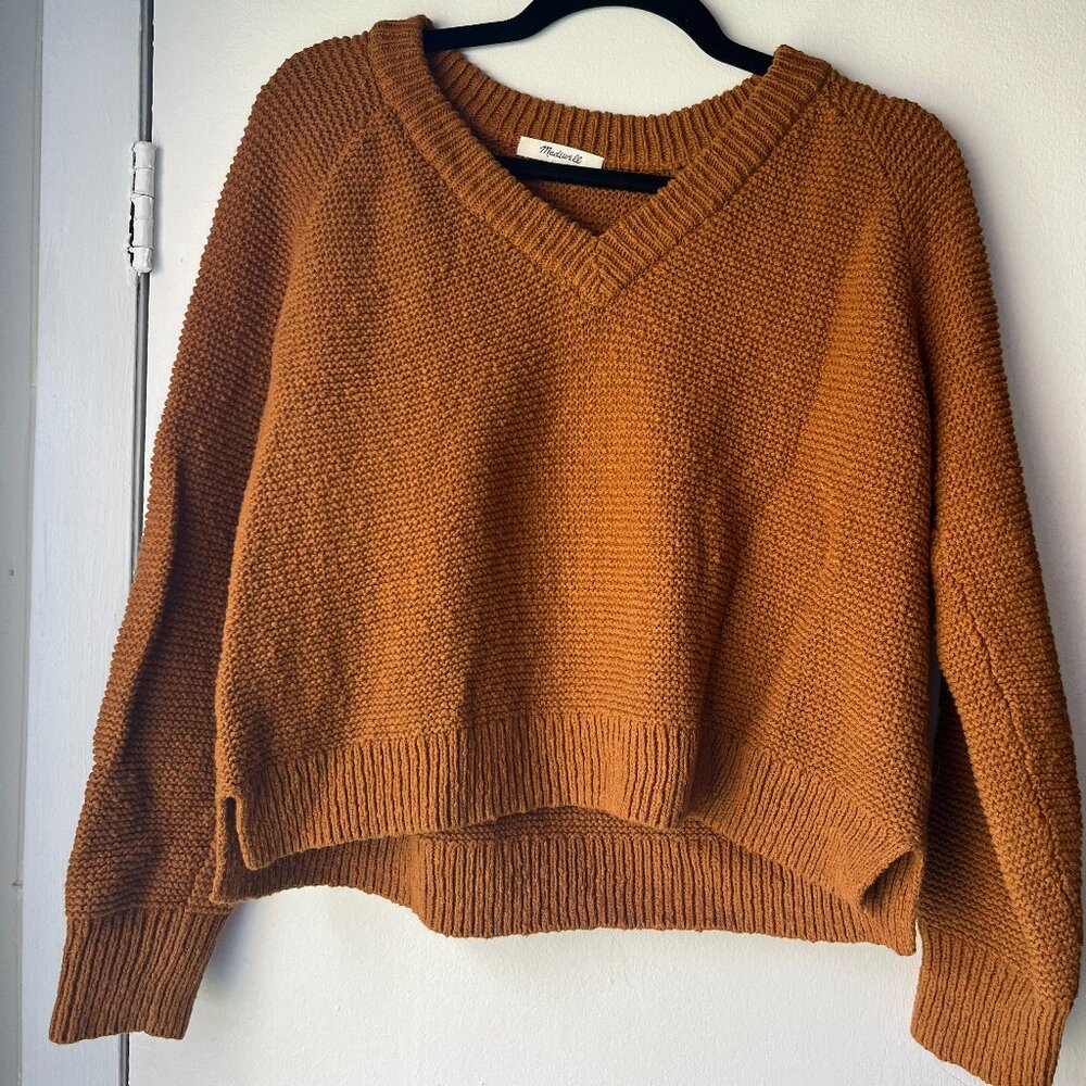 Madewell Hemlock V-Neck Pullover Sweater